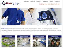 Tablet Screenshot of hazar-group.com